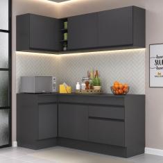 Imagem de Armário De Cozinha Compacta De Canto Mp2092.895 Preto