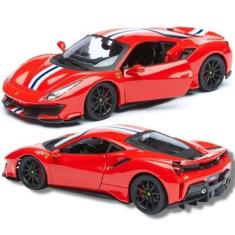 Imagem de Carrinho Coleção Miniatura Ferrari 18 Cm 1:24 Burago Abre Porta Vr