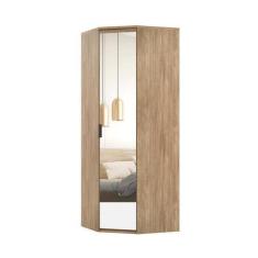 Imagem de Guarda Roupa De Canto 45 Porta Espelhada Modular Mdf Lotus Belmax