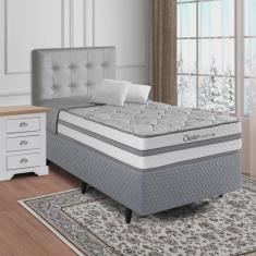 Imagem de Cama Box Solteiro Molas Maxspring 88x188x24cm Chester Herval