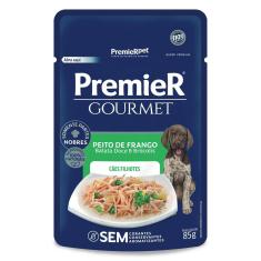 Imagem de Ração Úmida PremieR Gourmet Peito de Frango, Batata Doce e Brócolis para Cães Filhotes - 85 g