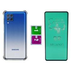 Imagem de Capa Capinha Anti Impacto Para Galaxy M62+ Pelicula Ceramica - Mustang