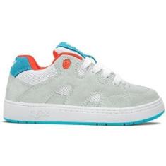 Imagem de Tênis Qix Plaza Branco Laranja Azul-Unissex