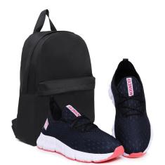 Imagem de Tênis Feminino Ultra Leve Dia a Dia Com Mochila Básica Reforçada-Feminino