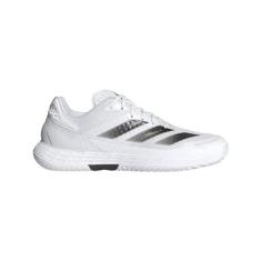 Imagem de adidas Tênis masculino Defiant Speed 2, Branco/Preto/Cinza, 8.5