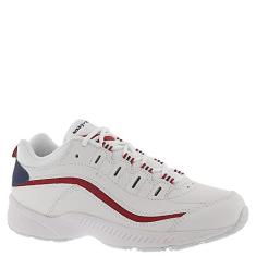 Imagem de Easy Spirit Tênis feminino Romy, Branco/Vermelho, 10