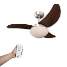 Imagem de Ventilador De Teto Solano Com Controle Remoto Compatível Com Alexa - T