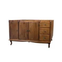 Imagem de Balcão para Pia 3 Portas + 3 Gavetas Pés Luiz XV- Tommy Design - Meyer