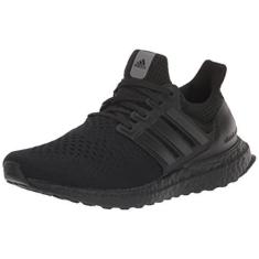 Imagem de adidas Tênis de corrida feminino Ultraboost Personal Best, Preto/Preto/Rosa Feixe, 36