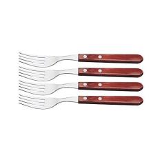 Imagem de Conjunto de Garfos Jumbo 4 Peças Tramontina Vermelho