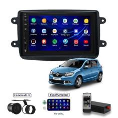 Imagem de Kit Central Multimídia Sandero MP5 / Mp8 + Moldura + Câmera + Tv - Tay