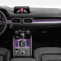 Imagem de JCAKES Acessórios para interiores de carro filme transparente TPU console anti-LCD tela resistente filme de exibição de rádio, para Mazda CX-5 2017-2023