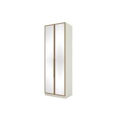 Imagem de Guarda Roupa Modulado MC09 Seletto c/ 2 Portas c/ Espelho cor Areia/Jequitibá - Henn