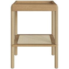 Imagem de Mesa Lateral Para Sala De Estar Pés Madeira Moss A03 Hanover Roble