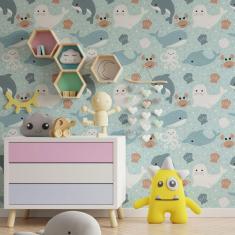 Imagem de Papel De Parede Adesivo Infantil N013155 Rolo 0,58X3M