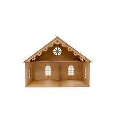 Imagem de Casa De Bonecas Para Lol Polly Mod Lily Mdf Natural - Darama
