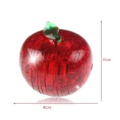 Imagem de 3d cristal quebra-cabeça bonito fruta modelo diy gadget blocos construção brinquedo presente rd