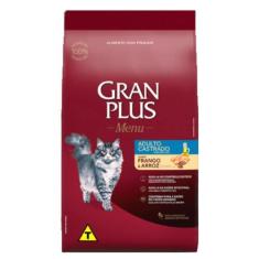 Imagem de Ração Granplus Menu Para Gatos Adultos Castrados Sabor Frango E Arroz