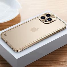 Imagem de Capa de armação de metal galvanizado de luxo para iphone 11 12 13 14 pro max 12 13 mini 14 plus capas de telefone de placa traseira de acrílico fosco, ouro rosa 1, para iphone 14pro max