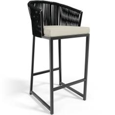 Imagem de Banqueta Decorativa Para Área Gourmet Cozinha Varanda Corda Náutica Su