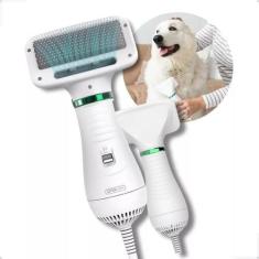 Imagem de Secador De Cabelo Pet Com Escova Para Banho E Tosa 110V - MR