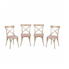 Imagem de Kit com 4 Cadeiras DKR Botonê Linho Marrom com Base  - OR Design
