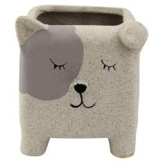 Imagem de Vaso Cachepot cerâmica Dog 8,5 x 8,5 x 9,7 cm - Clink