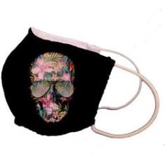 Imagem de Kit com 4 Máscaras Reutilizável Personalizadas Caveiras
