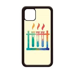 Imagem de Diferentes temperaturas Tubo de Teste Química para iPhone 12 Pro Max Capa para Apple Mini Mobile Case