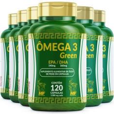 Imagem de 6X Omega 3 Puro 1000Mg 120Caps Alto Teor Epa 540 E Dha 360 - Hf Suplem
