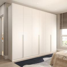 Imagem de Guarda-Roupa Casal Vinci 6 Portas 6 Gavetas Neve - Panorama Móveis