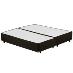 Imagem de Cama Box Bipartido KING SIZE Corano Preto Universal - 193x203 - Cosmop
