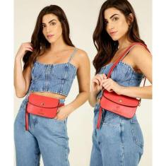 Imagem de Bolsa carteira tranversal 2 em 1 