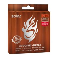 Imagem de Encordoamento SOLEZ Violão Aço 010 SLANPB10 NPB