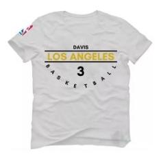 Imagem de Camiseta Anthony Davis Basquete Camisa Nba L.angeles Lakers