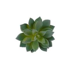 Imagem de 6 suculentas artificiais decorativas plantas em silicone