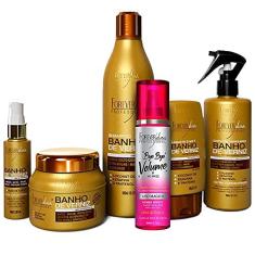 Imagem de Forever Liss Kit Banho De Verniz Másc 250g + Bye Bye Volume