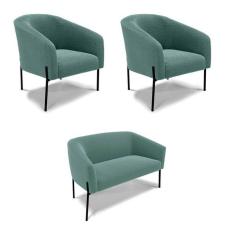 Imagem de Sof  Namoradeira E 2 Poltronas P  Ferro Pto Stella Boucl  D03