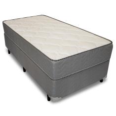 Imagem de Cama Box Solteiro + Colchão Molas Ensacadas Pergola Europillow 88x188x63cm