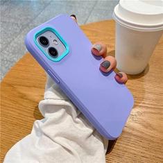 Imagem de Capa de telefone à prova de choque para iPhone 13 12 11 Pro Max XR XS Max X 7 8 Plus Candy Color Soft Silicone Capa Traseira, T2, para iPhone 13Pro Max