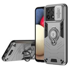 Imagem de Capa de celular Compatível com capa Xiaomi POCO X6 Pro 5G com suporte e capa para câmera deslizante, capa de nível militar à prova de choque, capa protetora robusta compatível com telefone Xiaomi POCO