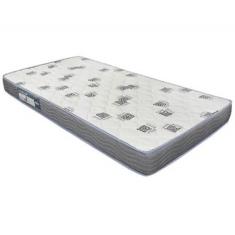 Imagem de Colchão Light Selado 88188 Solteiro D33 Ortobom Cor Branco com Preto  