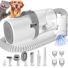 Imagem de Aspirador Profissional Kit Para Pelos De Pet Cães e Gatos Tosa 7 Em 1 