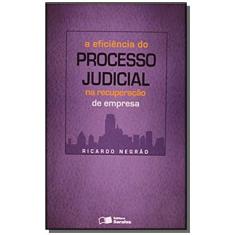 Imagem de A Eficiência do Processo Judicial na Recuperação de Empresa - Negrao, Ricardo - 9788502078666