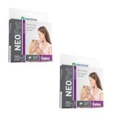 Imagem de Antipulgas E Carrapatos Neopet Ourofino Para Gatos De  1 a 8kg - 02 Unidades