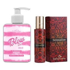 Imagem de Perfume Feminino Cheiroso E Blow Girl Gel Aromatizante Kit - Hot Flowe