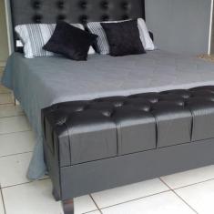 Imagem de Recamier Preto Luiz Xv 120 X 40 - Rbl