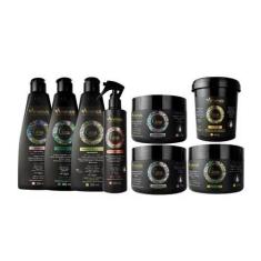 Imagem de Kit Arvensis Cachos Naturais Crespos E Crespíssimos 8 Itens