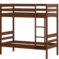 Imagem de Beliche Solteiro Panama Verniz Noguera