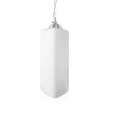 Imagem de Pendente Trio Aluminio+Vidro Triangular Fosco E-27 1 Lamp. Max 60w 